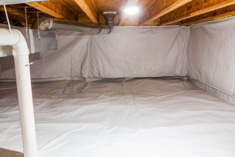 Encapsulated Crawlspace with Insulation