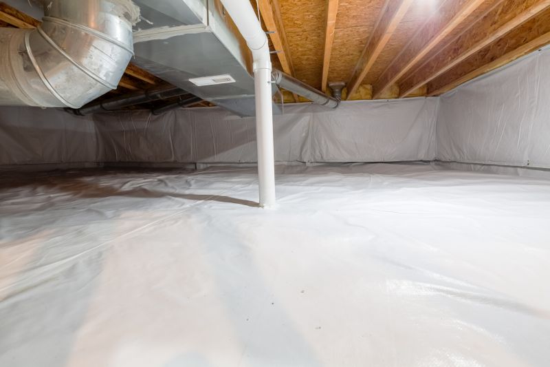 Clean and Protected Crawlspace